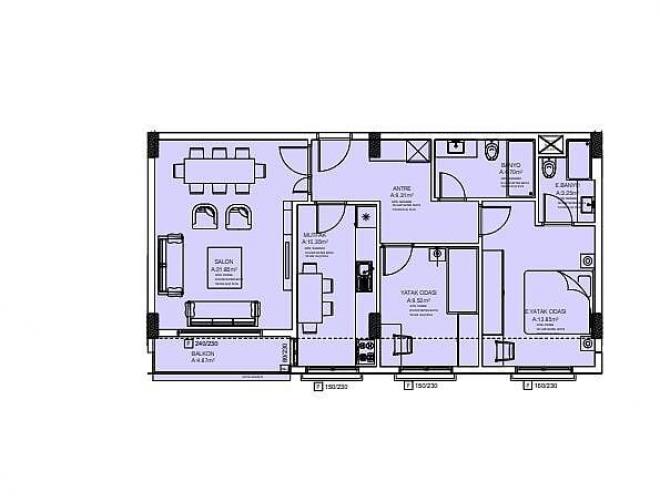 Квартира 2+1 в Стамбуле