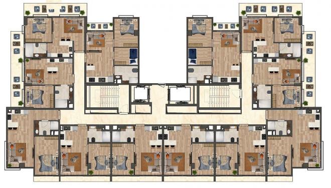 Квартира 1+1 в Стамбуле