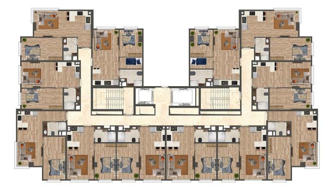 Дюплекс 3+1 в Стамбуле Дюплекс 3+1 в Стамбуле