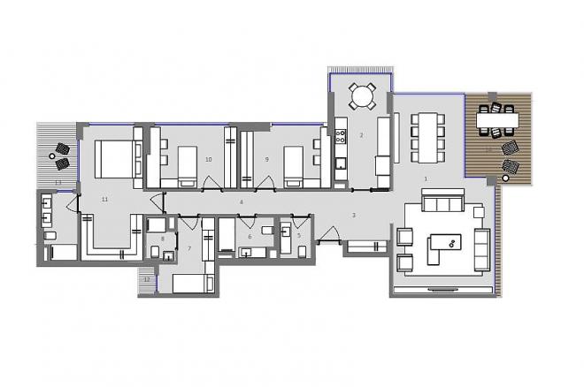 Квартира 5+1 в Стамбуле