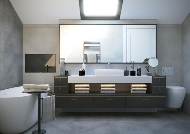 Квартира 4+1 с видом на море в Стамбуле