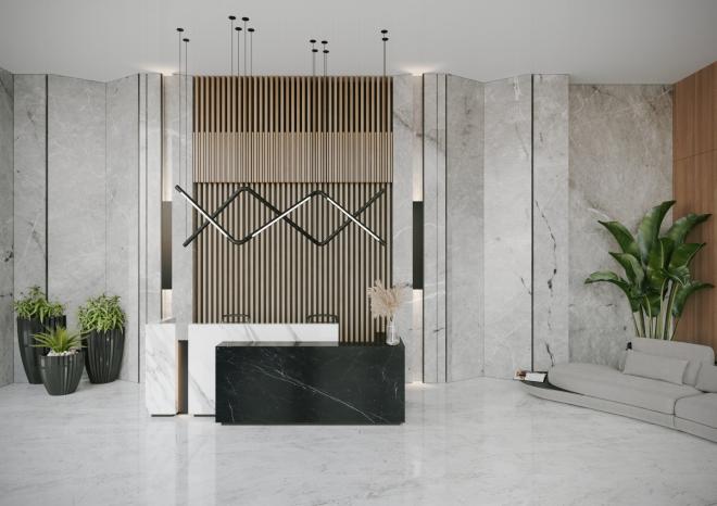 Квартира 4+1 с видом на море в Стамбуле