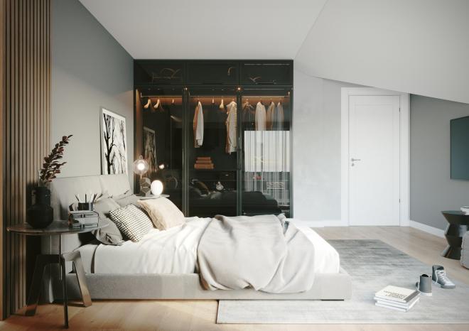 Квартира 4+1 с видом на море в Стамбуле