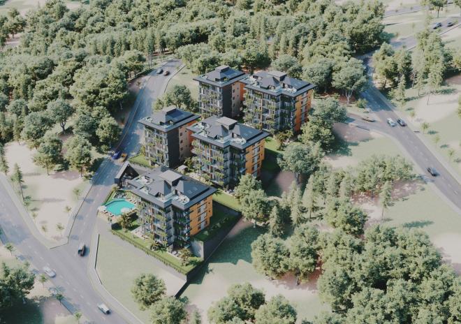 Квартира 4+1 с видом на море в Стамбуле