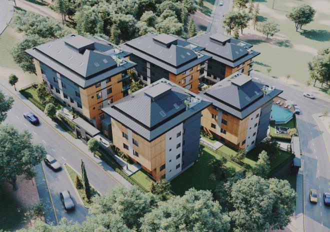 Квартира 4+1 с видом на море в Стамбуле