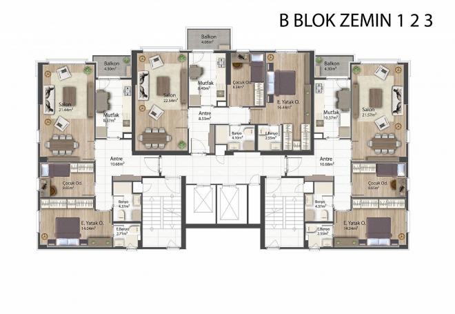 Квартира 2+1 в Стамбуле