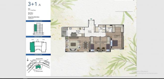 Квартира 2+1 в Стамбуле