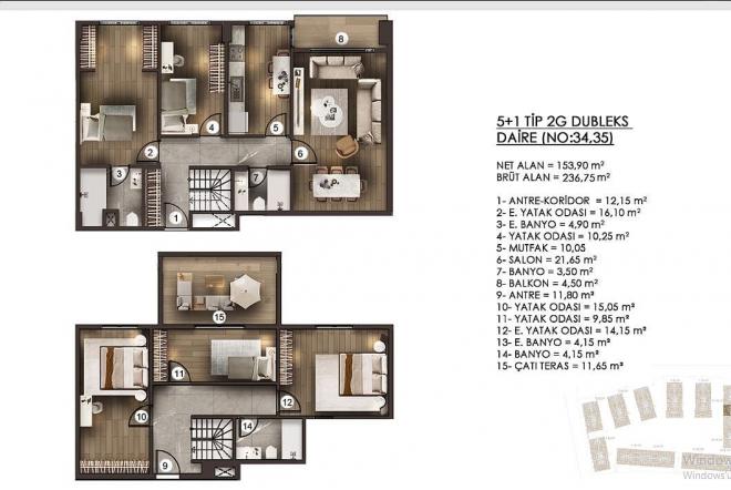 Квартира 2+1 в Стамбуле