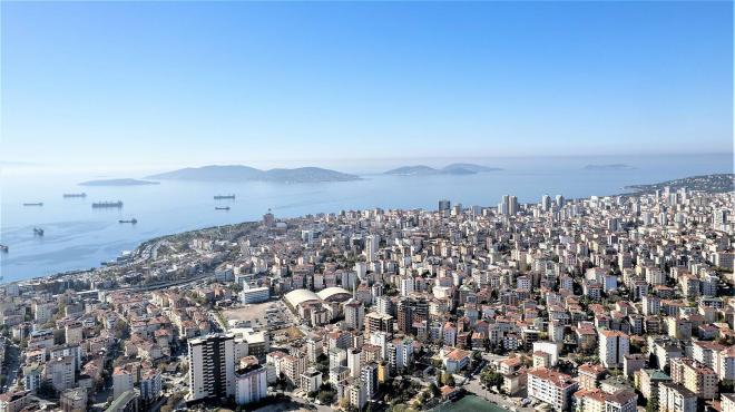 Квартира 3+1 с видом на море в Стамбуле