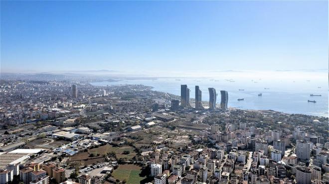 Квартира 3+1 с видом на море в Стамбуле