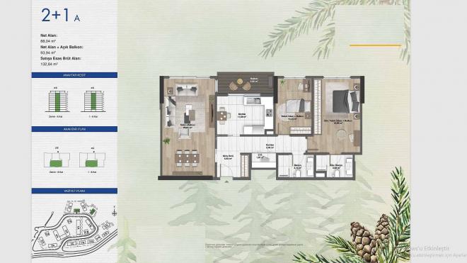 Квартира 2+1 в Стамбуле