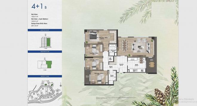 Квартира 3+1 в Стамбуле