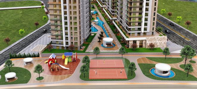 Квартира 3+1 с видом на море в Стамбуле