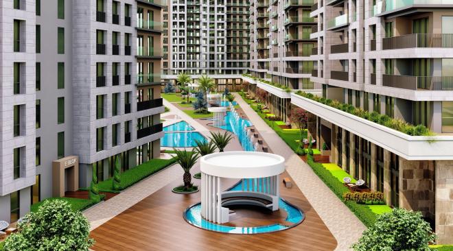 Квартира 3+1 с видом на море в Стамбуле