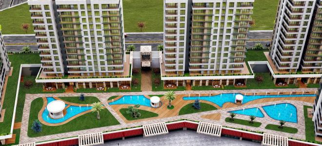 Квартира 3+1 с видом на море в Стамбуле