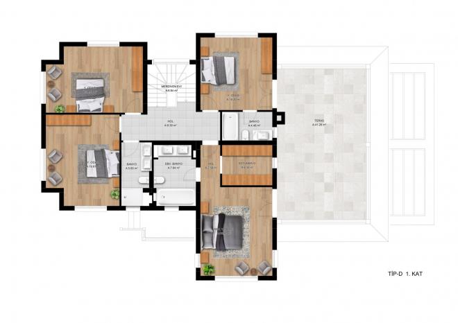 Вилла 4+1 в Стамбуле