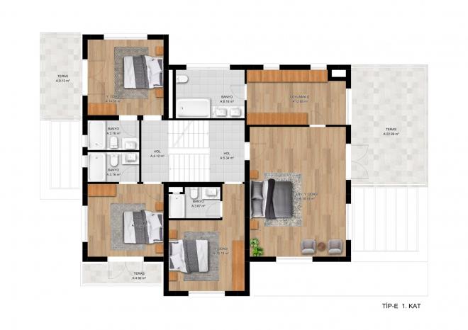 Вилла 4+1 в Стамбуле