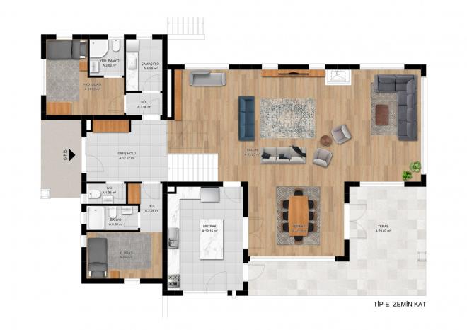 Вилла 4+1 в Стамбуле