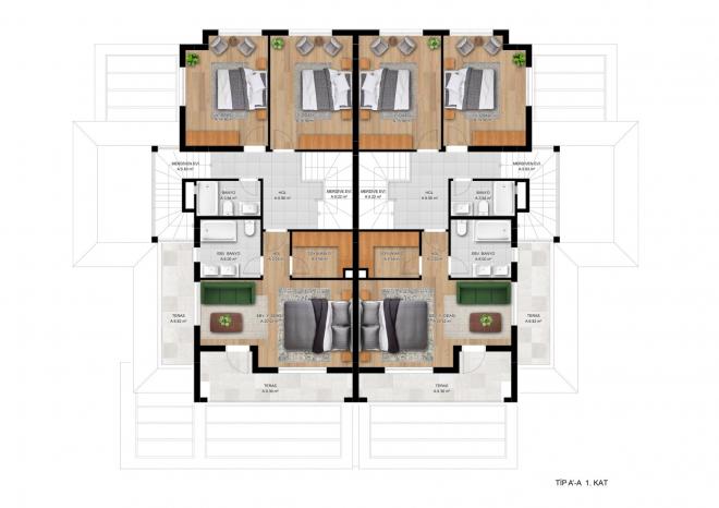 Вилла 4+1 в Стамбуле