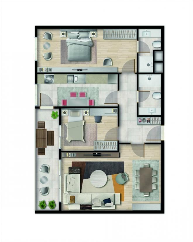 Квартира 2+1 в Стамбуле