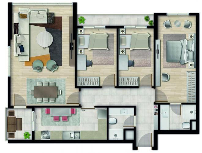 Квартира 2+1 в Стамбуле