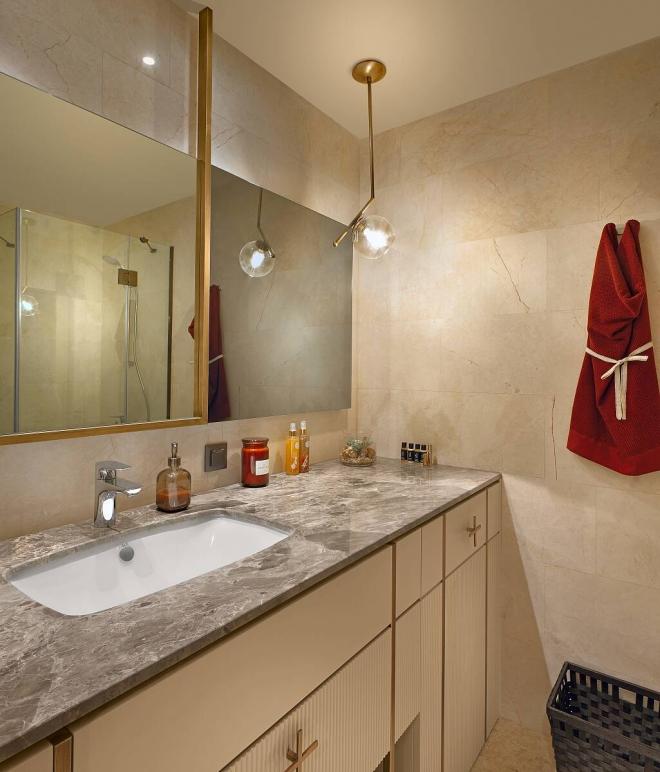 Квартира 1+1 с видом на море в Стамбуле