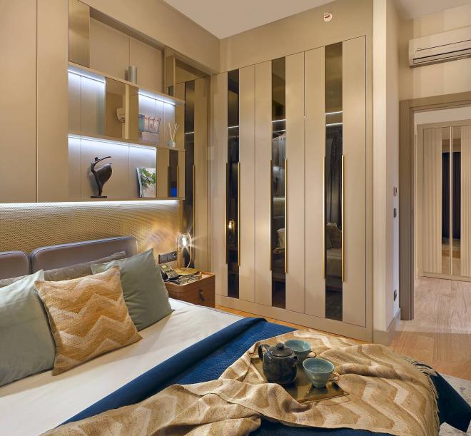 Квартира 2+1 с видом на море в Стамбуле