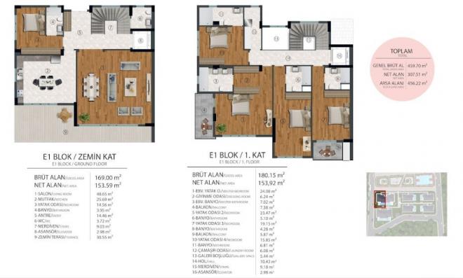 Вилла 6+1 с видом на море в Стамбуле