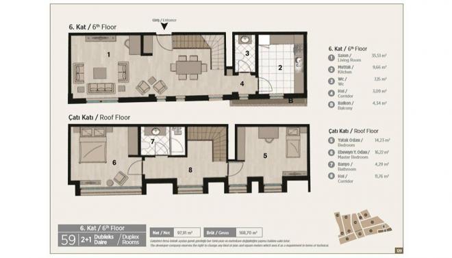 Квартира 1+1 в Стамбуле