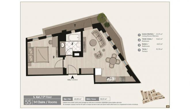 Квартира 3+1 в Стамбуле