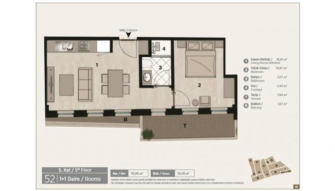 Квартира 3+1 в Стамбуле