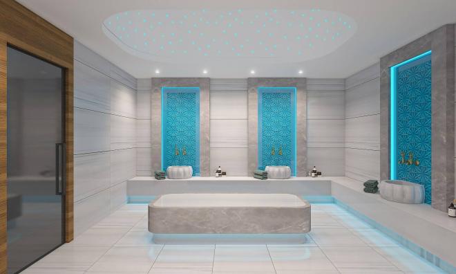 Квартира 1+1 с видом на море в Стамбуле