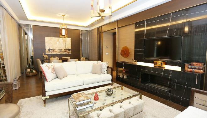 Квартира 1+1 с видом на море в Стамбуле