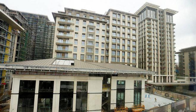 Квартира 1+1 с видом на море в Стамбуле