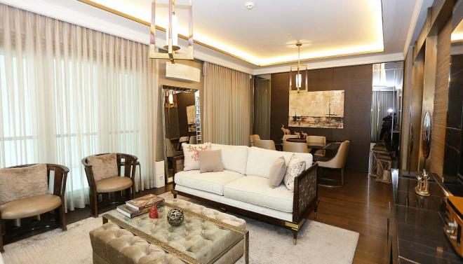 Квартира 1+1 с видом на море в Стамбуле