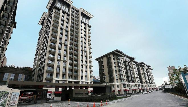 Квартира 1+1 с видом на море в Стамбуле