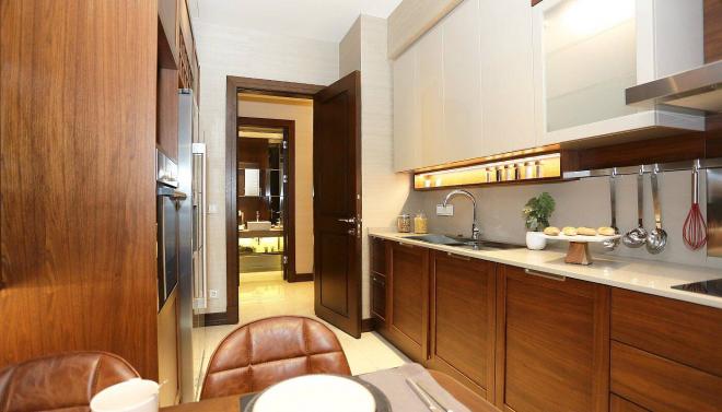 Квартира 1+1 с видом на море в Стамбуле