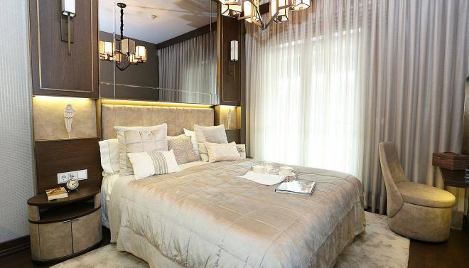 Квартира 1+1 с видом на море в Стамбуле