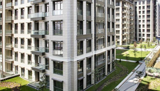 Квартира 2+1 с видом на море в Стамбуле