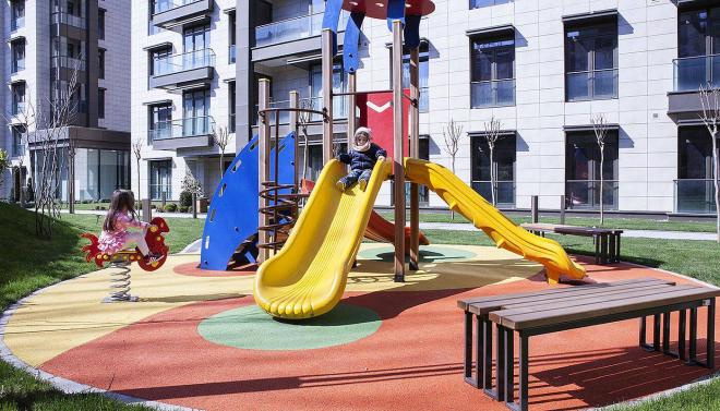 Квартира 2+1 с видом на море в Стамбуле