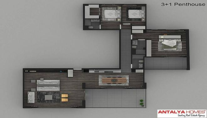 Квартира 1+1 в Стамбуле