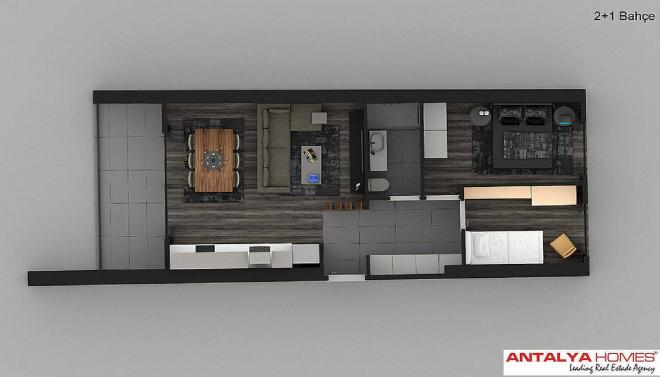 Квартира 1+1 в Стамбуле