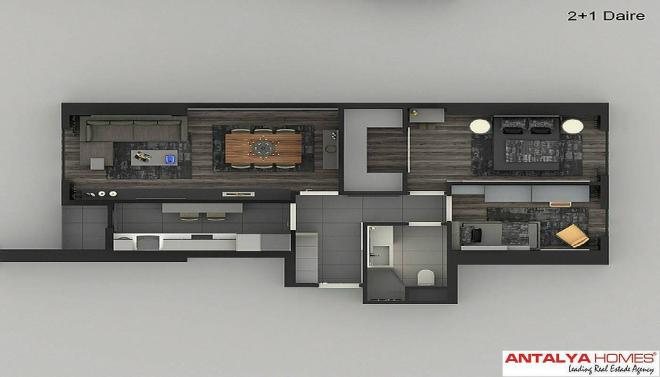 Квартира 1+1 в Стамбуле