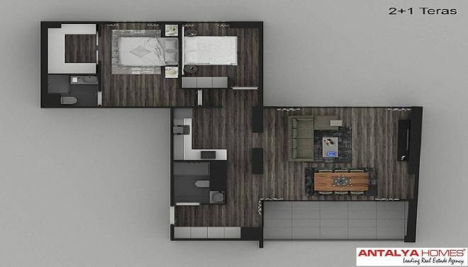 Квартира 2+1 в Стамбуле