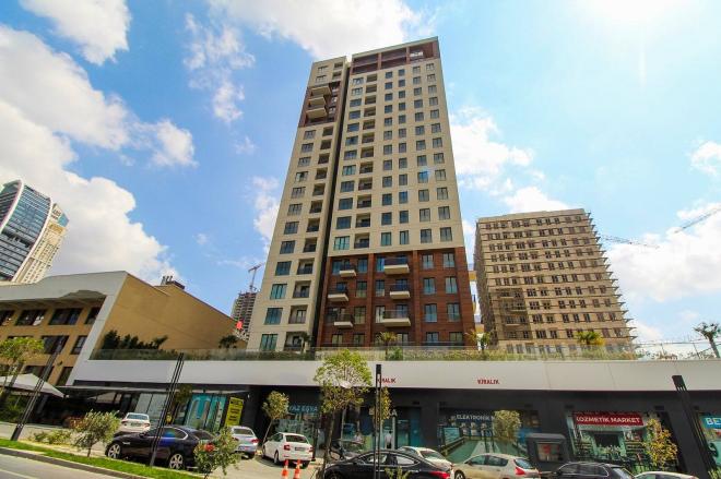 Квартира 4+1 с видом на море в Стамбуле