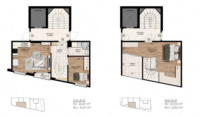 Квартира 2+1 в Стамбуле