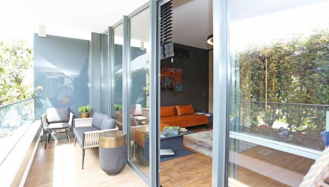 Пентхаус 3+1 с видом на море в Стамбуле