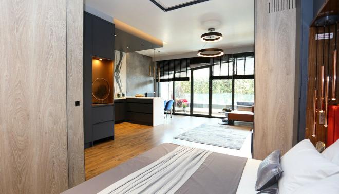 Пентхаус 3+1 с видом на море в Стамбуле