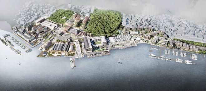 Квартира 1+1 с видом на море в Стамбуле