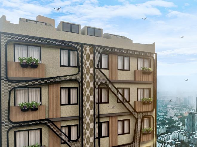 Пентхаус 3+2 с видом на море в Стамбуле